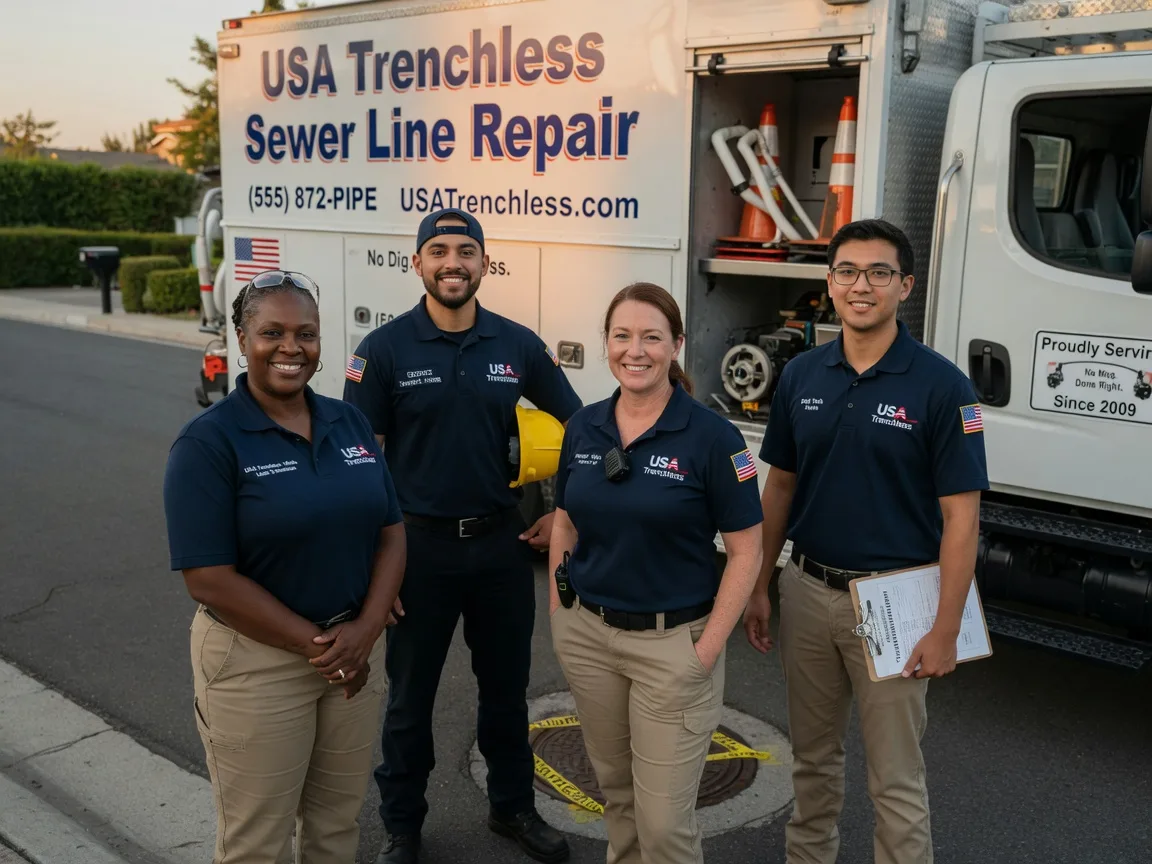 Sewer Line Repair company in Gans, OK